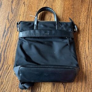 Targus California Black Women's Tote Backpack Office Casual School